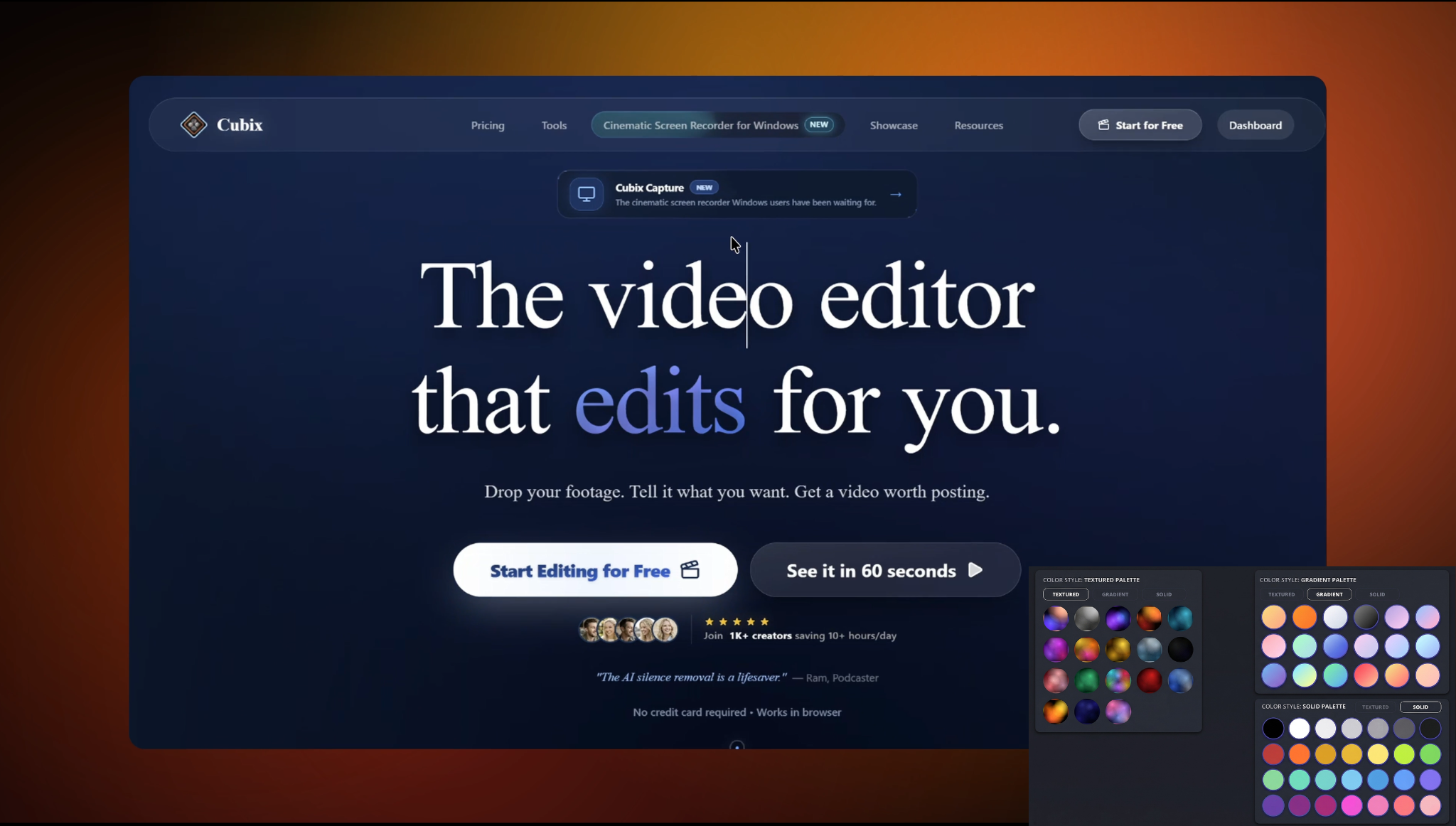 Gradient Backgrounds